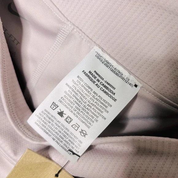 Nike Court New Victory Flouncy Tennis Skirt / Skort L Platinum Violet Dri-Fit - Picture 8 of 11